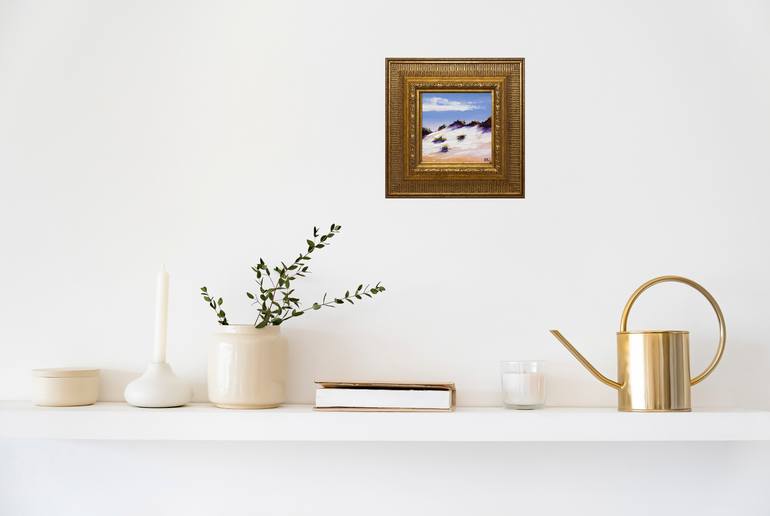 Original Impressionism Beach Painting by Bozhena Fuchs