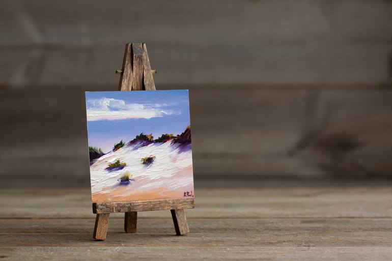 Original Impressionism Beach Painting by Bozhena Fuchs