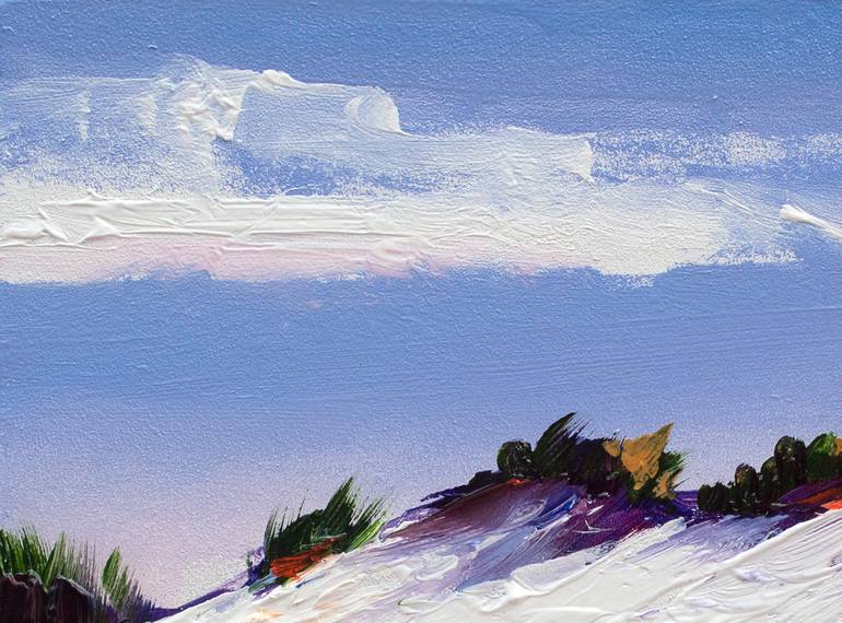 Original Impressionism Beach Painting by Bozhena Fuchs