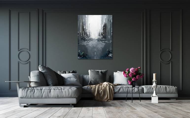 Original Cities Painting by Bozhena Fuchs