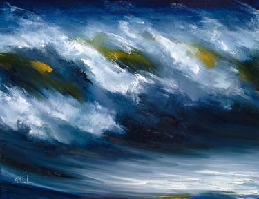Original Expressionism Seascape Paintings by Bozhena Fuchs