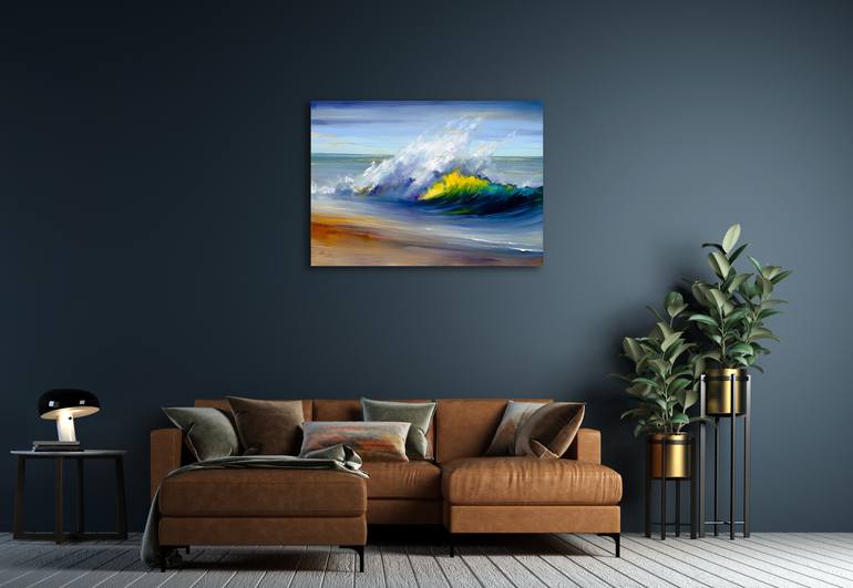 Original Other Beach Painting by Bozhena Fuchs