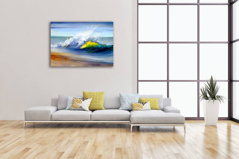 Original Other Beach Painting by Bozhena Fuchs