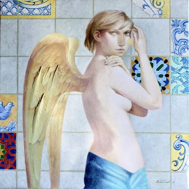 angel with azulejo thumb