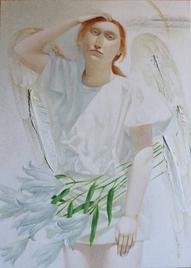 Saatchi Art Artist Aleksandr Mihaltchuk; Paintings, “white angel ( of a good hope )” #art