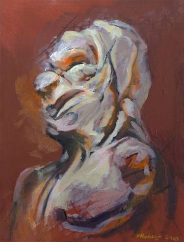 Print of Expressionism Portrait Paintings by Veronica Huacuja
