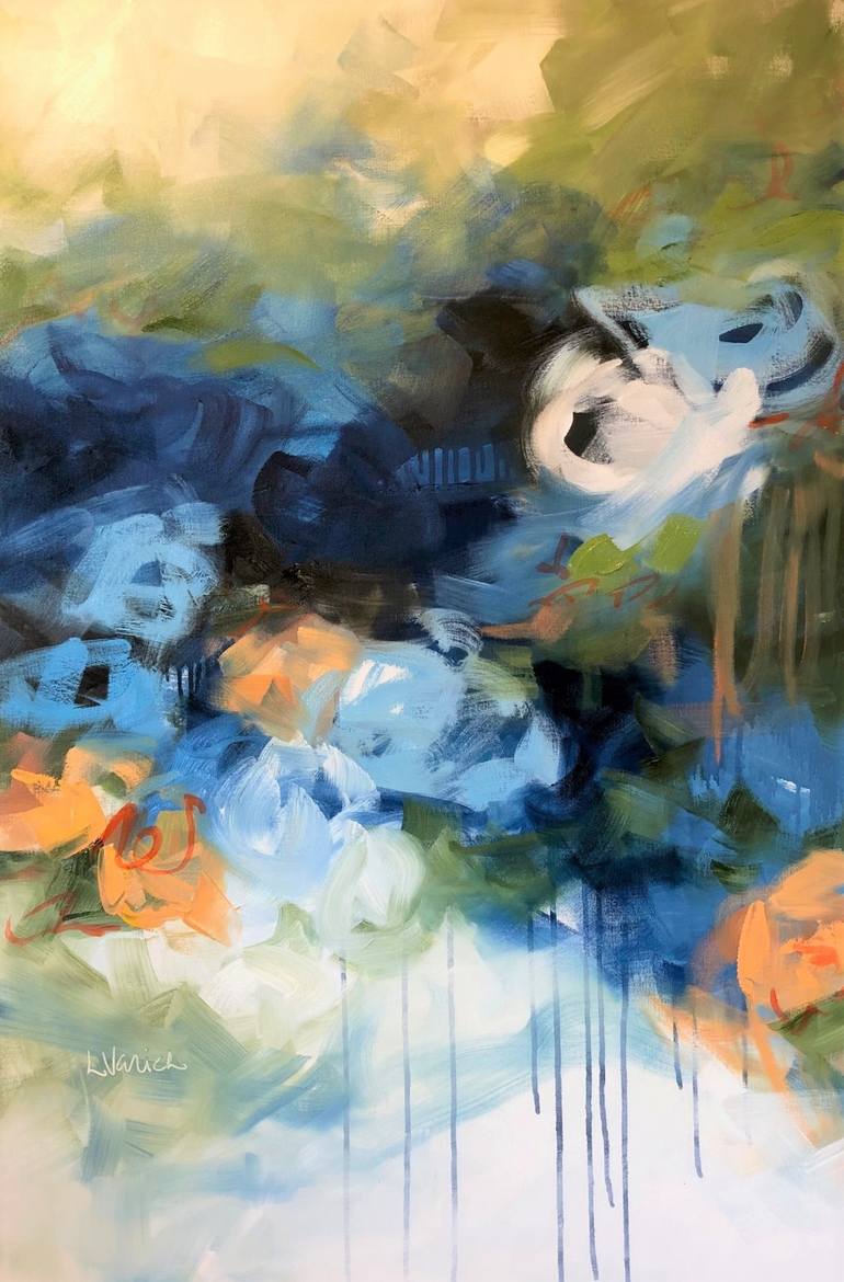 Dancing in the Rain Painting by laura varich | Saatchi Art