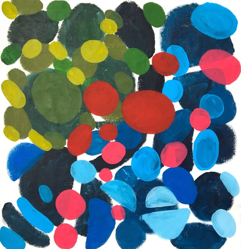 Colourful Ovals - Print