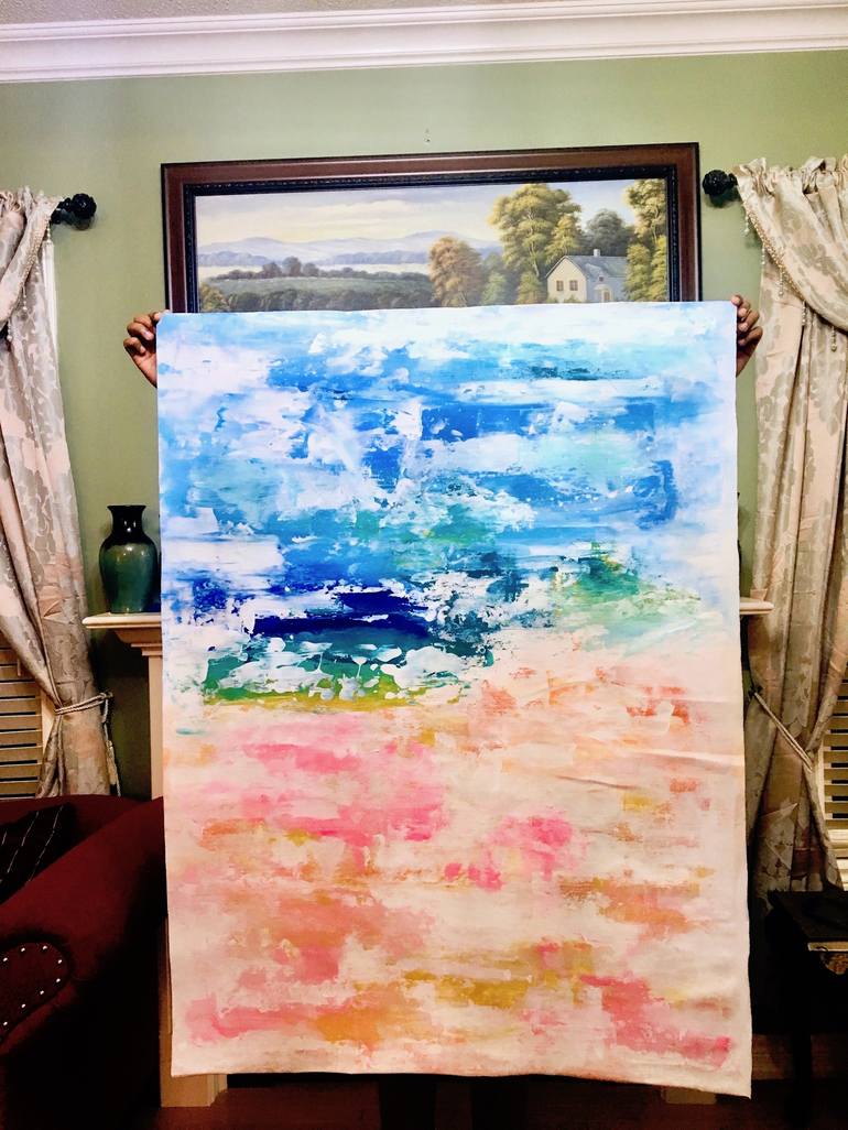 Original Abstract Painting by Ejaaz Haniff