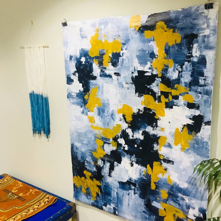 Original Abstract Painting by Ejaaz Haniff