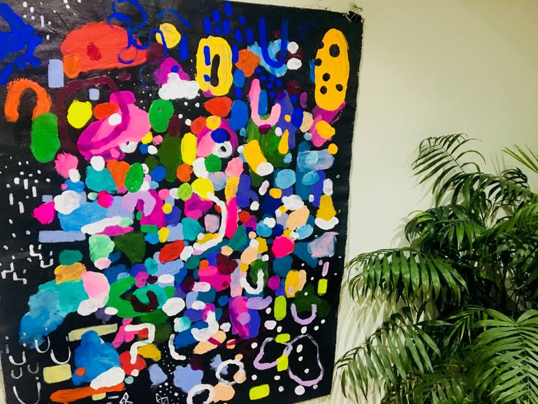 Original Abstract Painting by Ejaaz Haniff