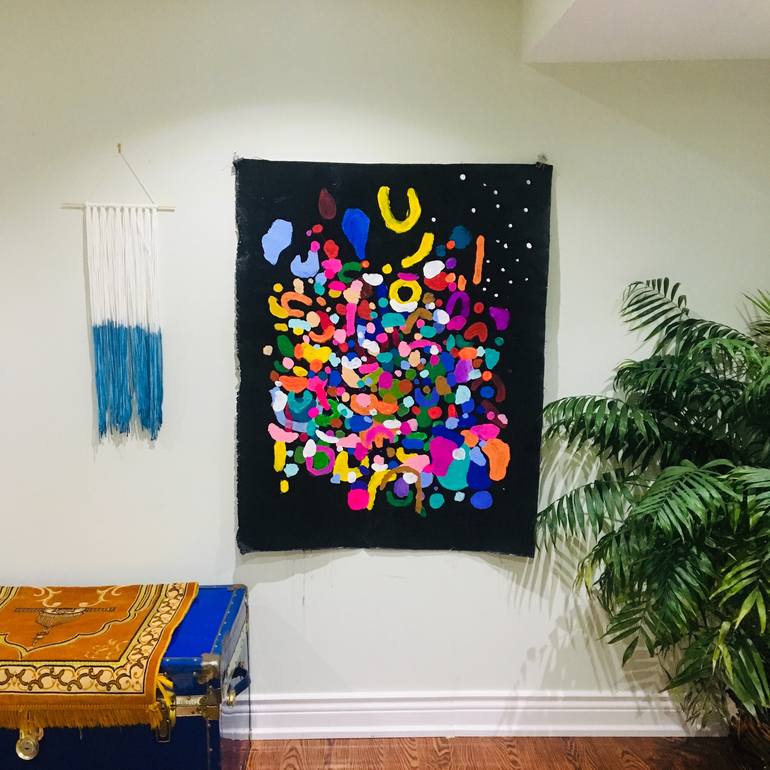 Original Abstract Painting by Ejaaz Haniff