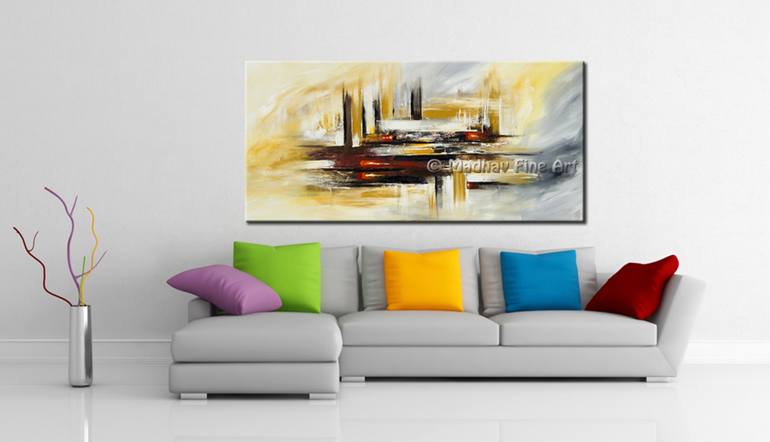 Original Modern Abstract Painting by Madhav Fine Art