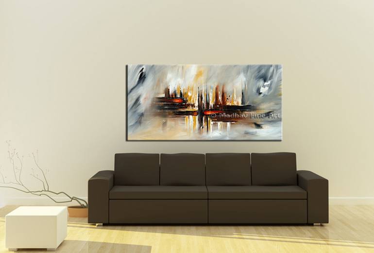 Original Art Deco Abstract Painting by Madhav Fine Art