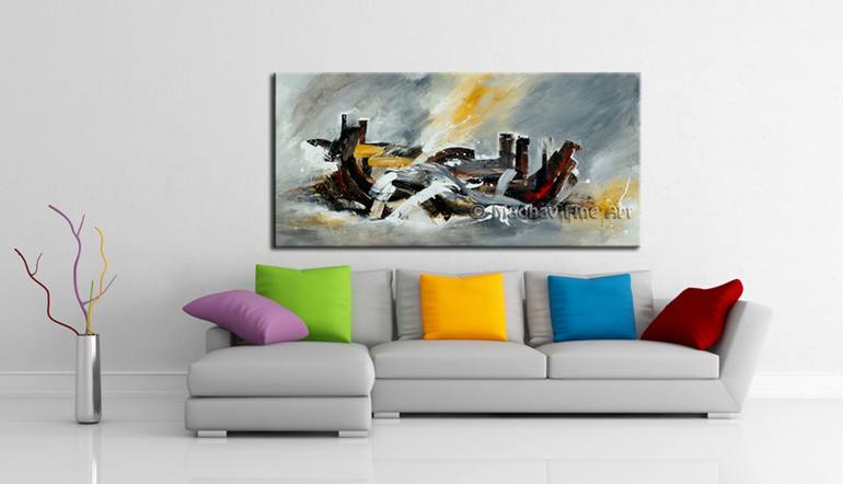 Original Art Deco Abstract Painting by Madhav Fine Art