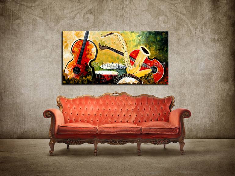 Original Abstract Expressionism Abstract Painting by Madhav Fine Art