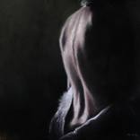 Woman Bare Back by mal chambers