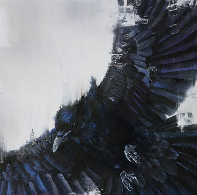 Harbinger Painting by malcolm chambers | Saatchi Art