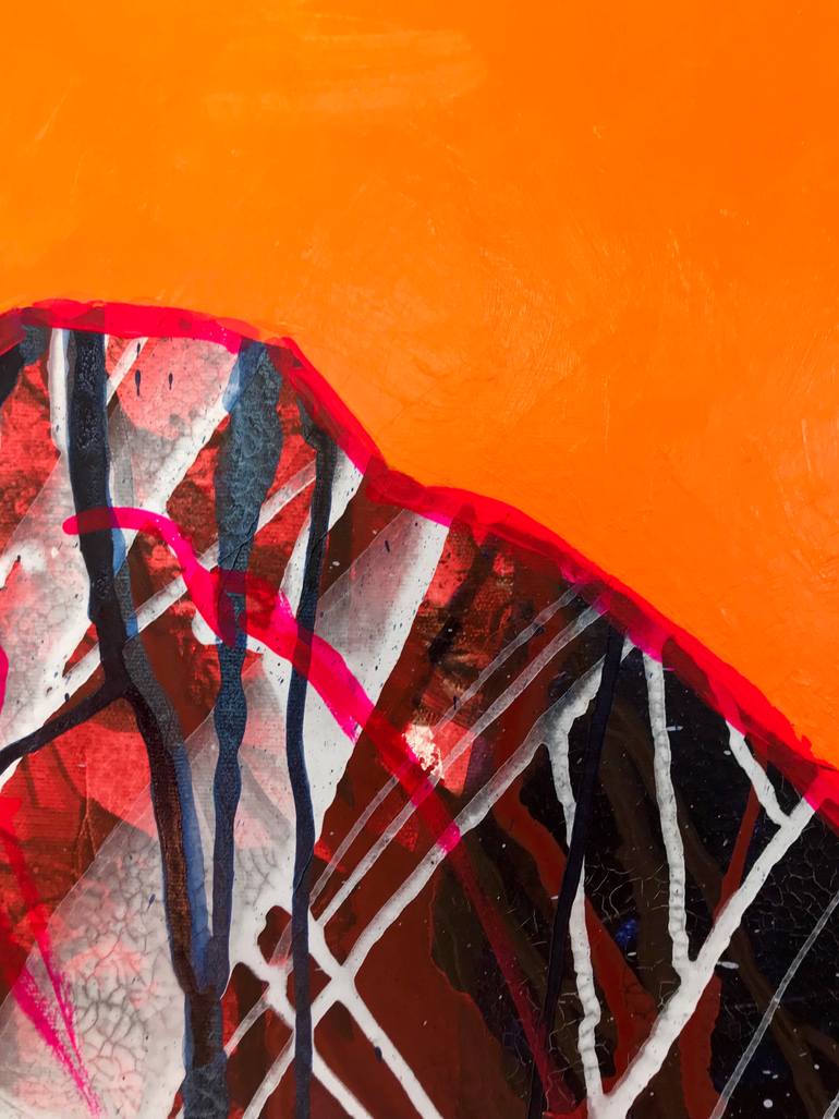 Original Abstract Nude Painting by Monika Ewa Hoffmann