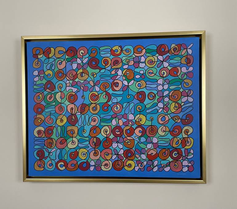 Original Contemporary Abstract Painting by Karen Landrigan