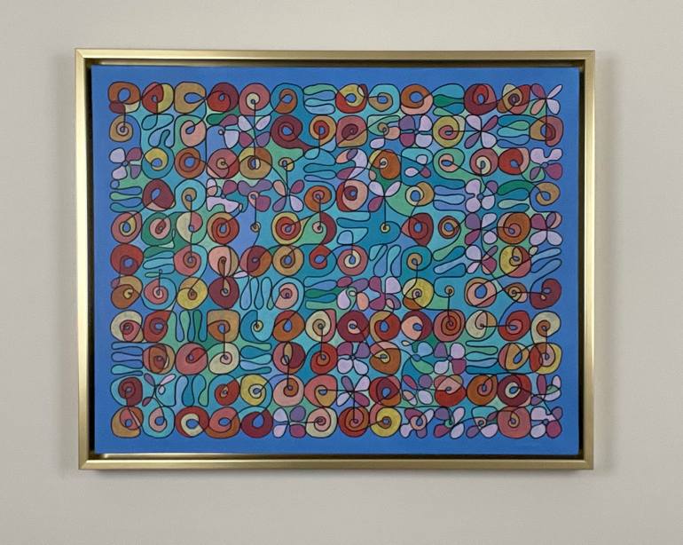 Original Contemporary Abstract Painting by Karen Landrigan
