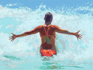 Original Contemporary People Paintings by Karen Landrigan