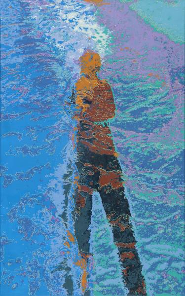 Original Expressionism Water Paintings by Karen Landrigan