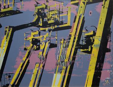 Original Abstract Printmaking by Shay Culligan