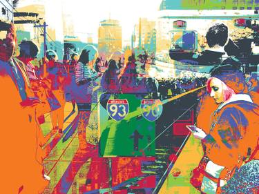 Print of Surrealism Cities Printmaking by Shay Culligan