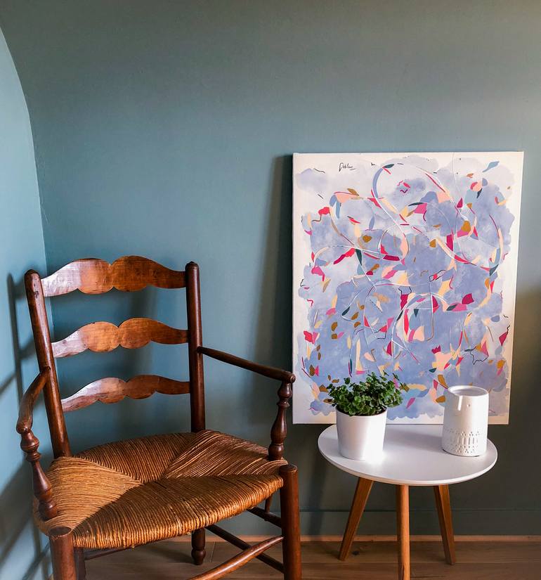 Original Abstract Painting by Alix Debleue
