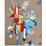 Paysage sous-marin au vase antique 22'3.6897 by Alix Debleue