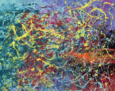 Original Abstract Paintings by Leon Devenice