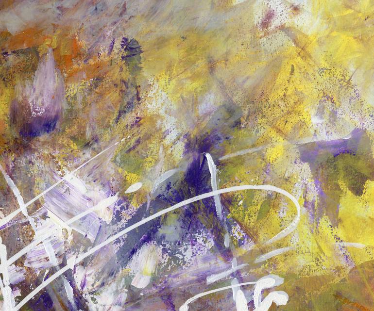 Original Abstract Expressionism Abstract Painting by Leon Devenice