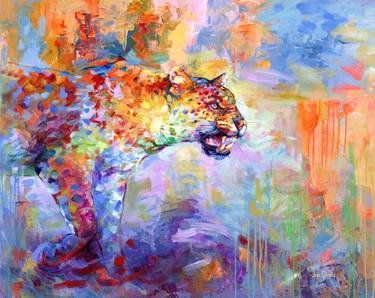 Original Animal Paintings by Leon Devenice