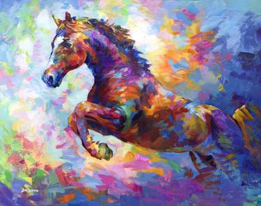 Saatchi Art Artist Leon Devenice; Paintings, “Horse” #art