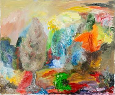 Print of Abstract Expressionism Landscape Paintings by Vladimir Iovu