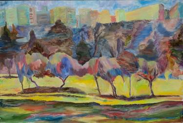 Print of Expressionism Landscape Paintings by Vladimir Iovu