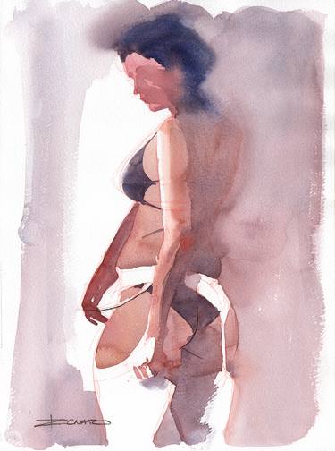 Print of Figurative Erotic Paintings by Renato Palmuti