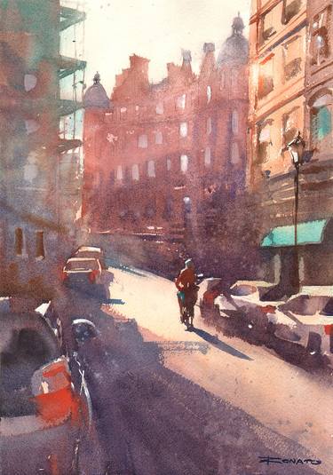 Print of Figurative Travel Paintings by Renato Palmuti