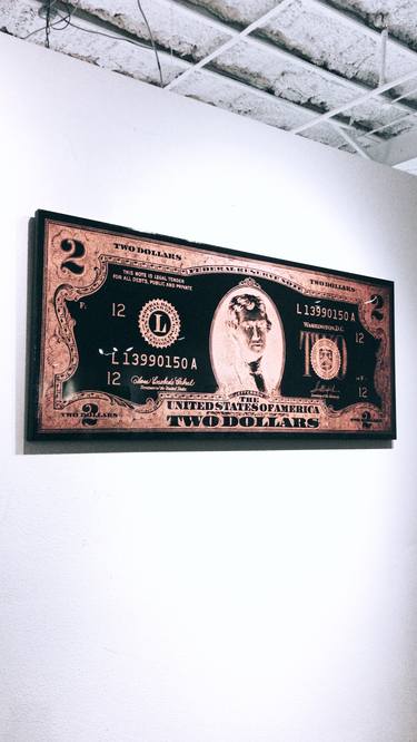 Black/Rose Gold Jefferson - 2 Dollar Bill thumb