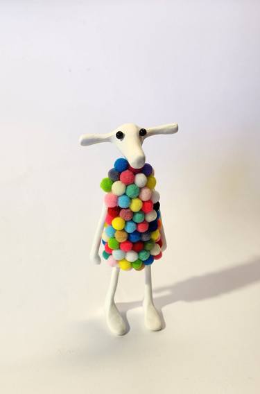 Original Pop Art Animal Sculpture by Jëd Sëvard