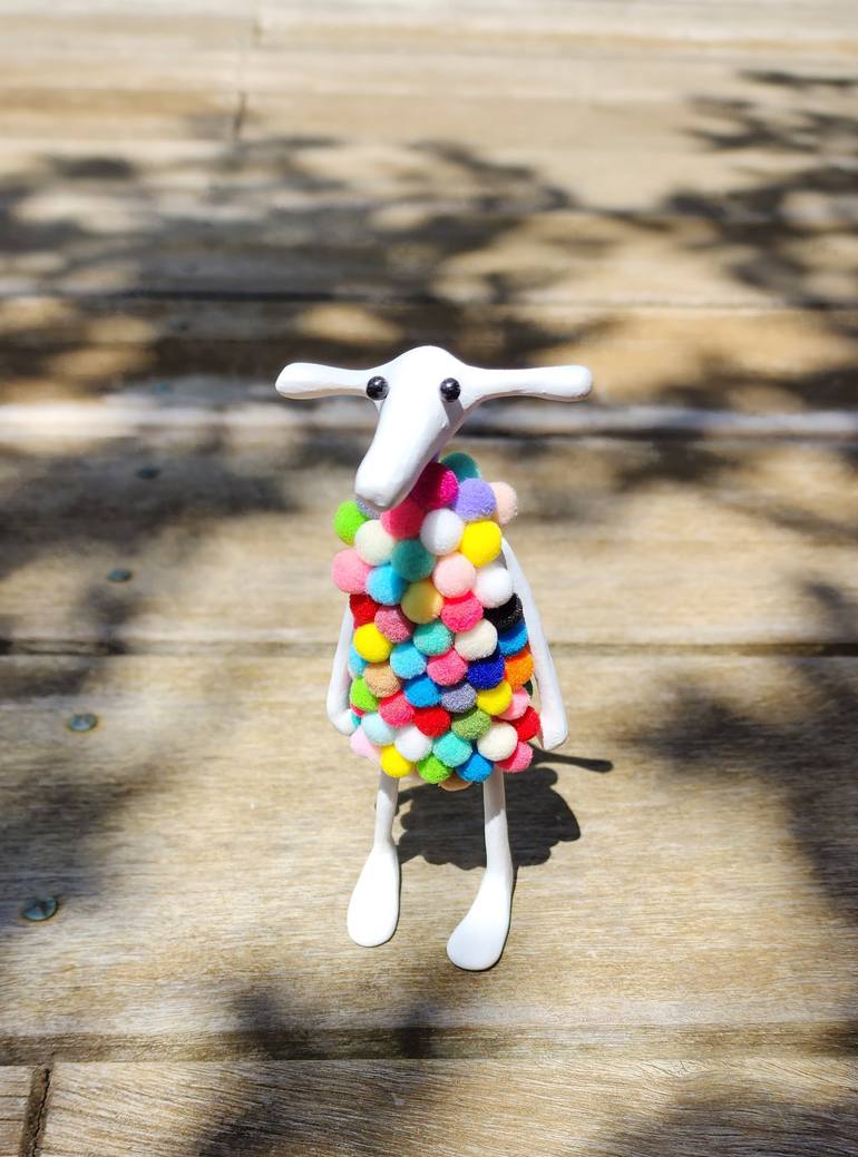 Original Pop Art Animal Sculpture by Jëd Sëvard