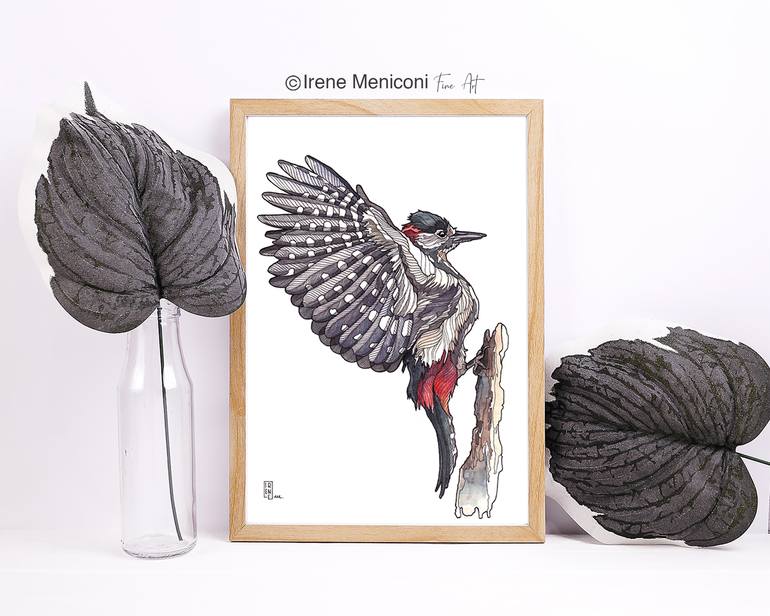 Original Figurative Animal Drawing by Irene Meniconi