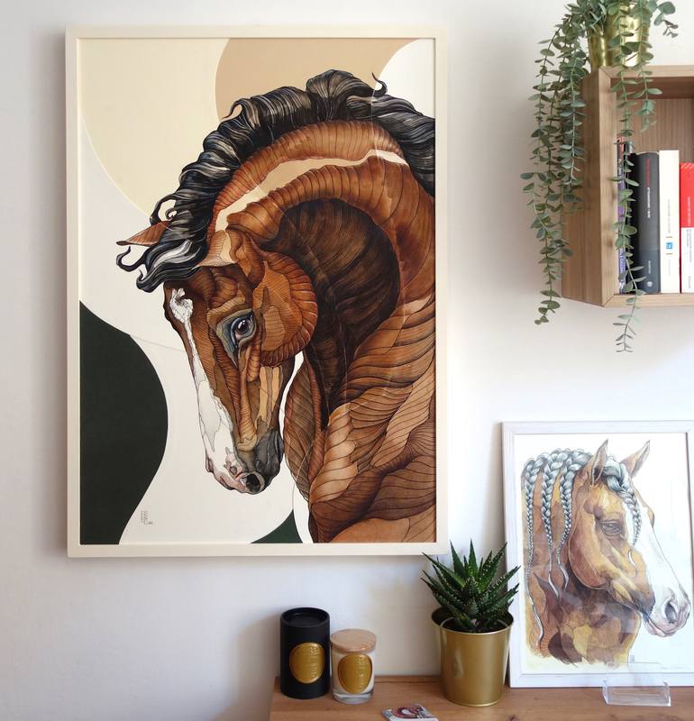 Original Figurative Animal Painting by Irene Meniconi