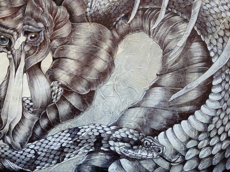 Original Figurative Animal Painting by Irene Meniconi