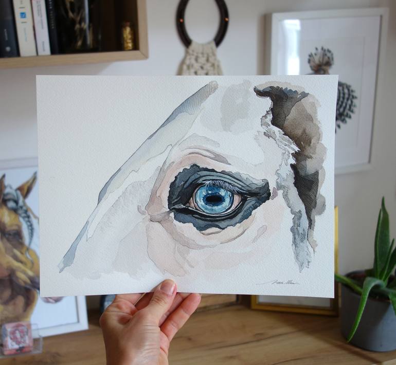 Original Figurative Animal Painting by Irene Meniconi
