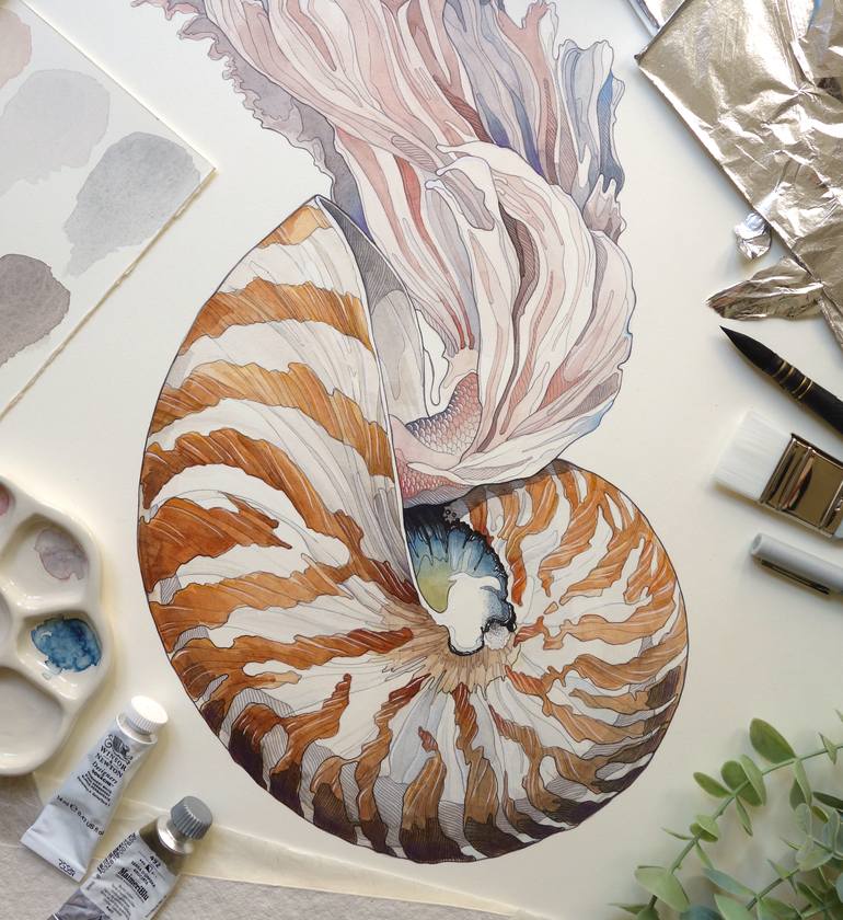 Original Figurative Animal Painting by Irene Meniconi