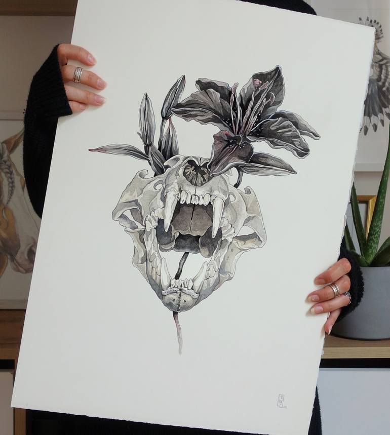Original Figurative Animal Painting by Irene Meniconi
