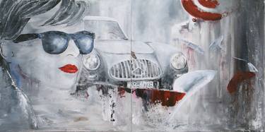 Print of Fine Art Automobile Paintings by Benno Fognini