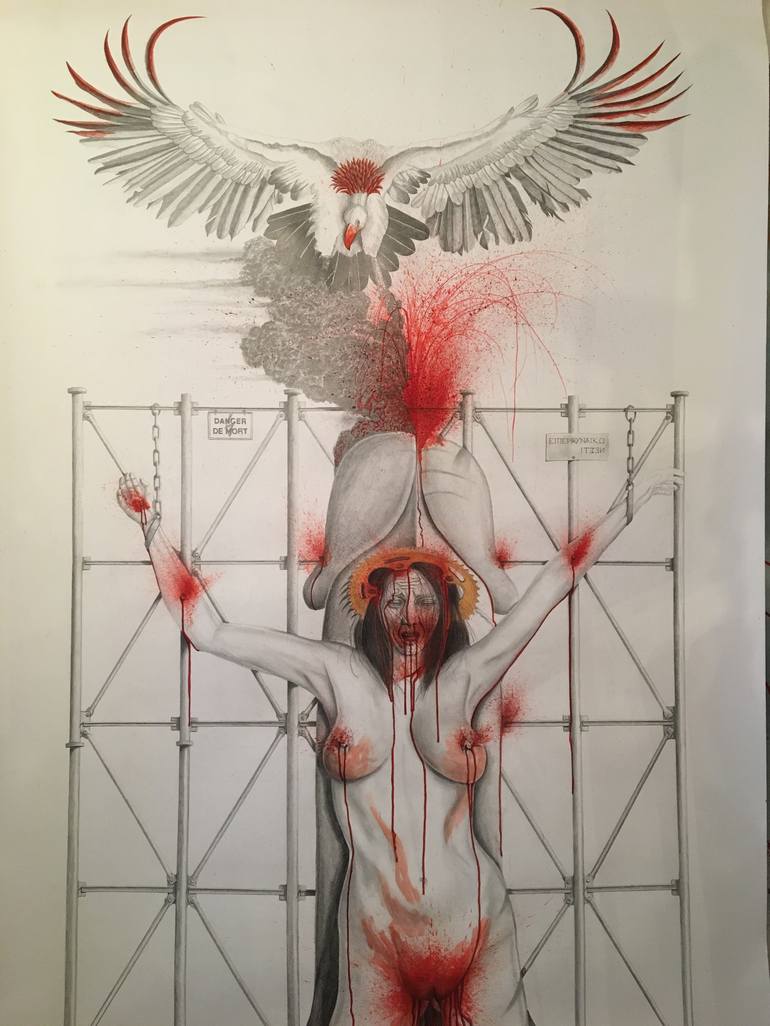 Print of Surrealism Mortality Painting by Patrick Faure